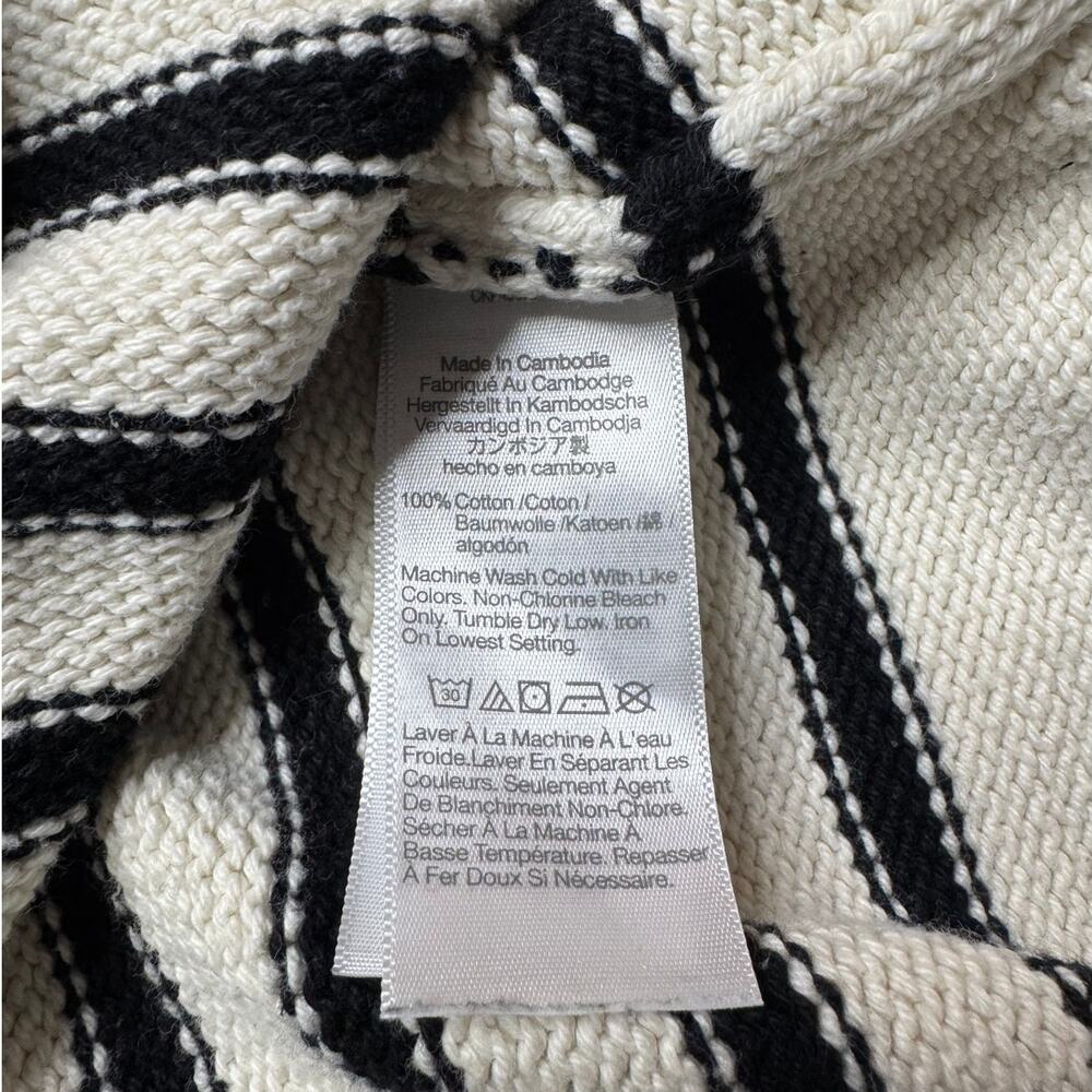 Madewell Cream and Black Striped Crewneck Sweater - Picture 10 of 12